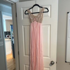Pink and Cream Lace nightgown